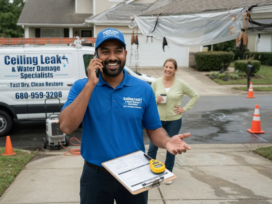 Ceiling Leak Cleanup Loup City, NE FAQs